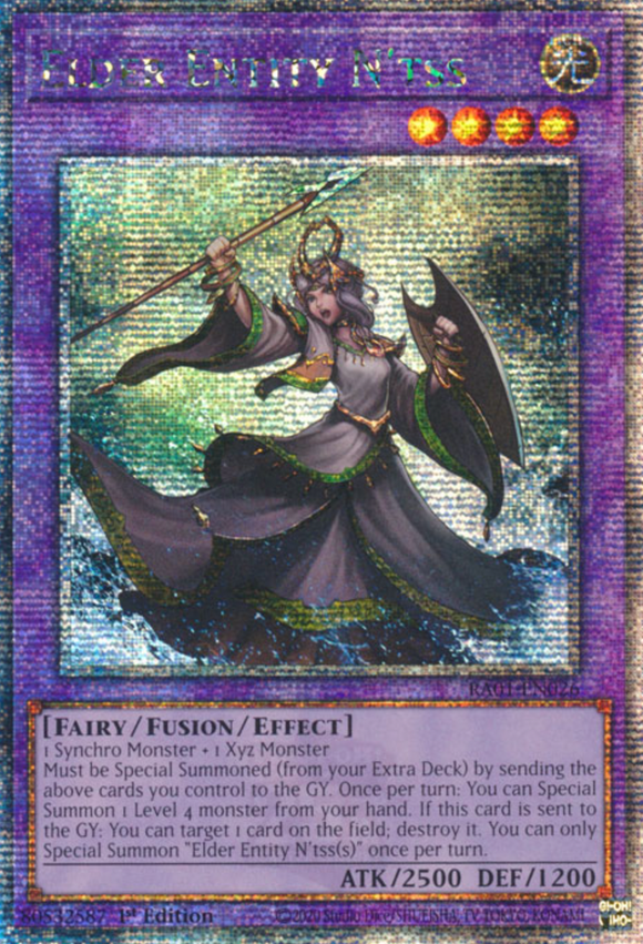 Elder Entity N'tss - RA01-EN026 - Quarter Century Secret Rare 1st Edition