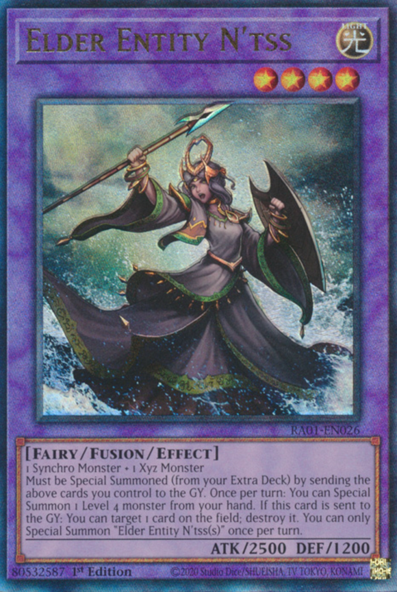 Elder Entity N'tss - RA01-EN026 - Ultimate Rare 1st Edition
