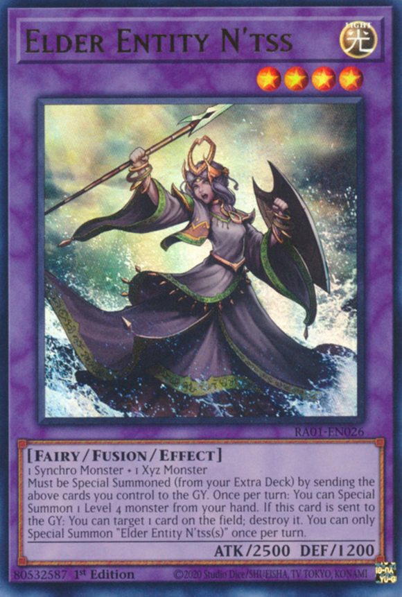 Elder Entity N'tss - RA01-EN026 - Ultra Rare 1st Edition