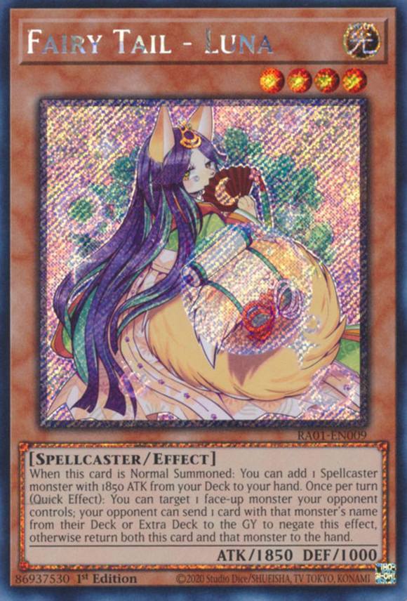 Fairy Tail - Luna - RA01-EN009 - Platinum Secret Rare 1st Edition