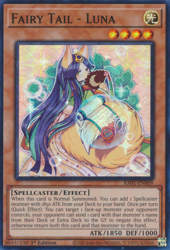 Fairy Tail - Luna - RA01-EN009 - Super Rare 1st Edition