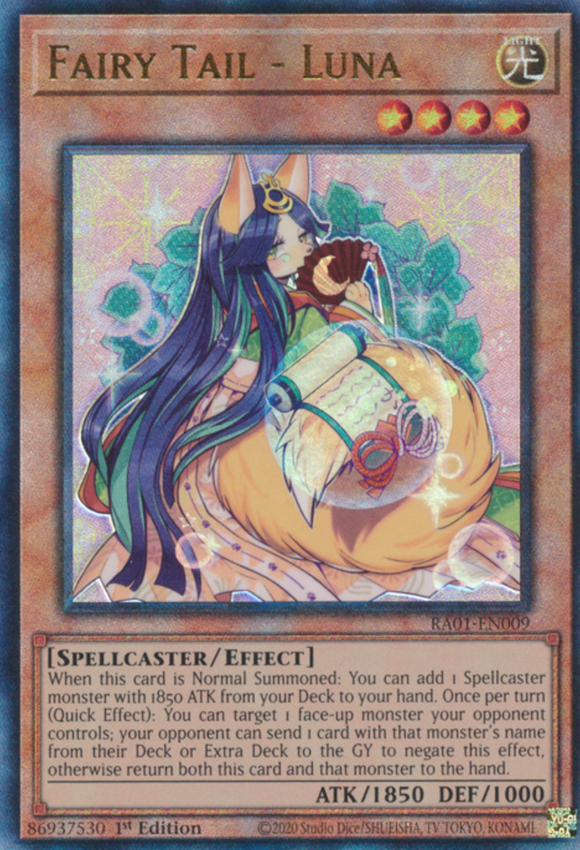 Fairy Tail - Luna - RA01-EN009 - Ultimate Rare 1st Edition