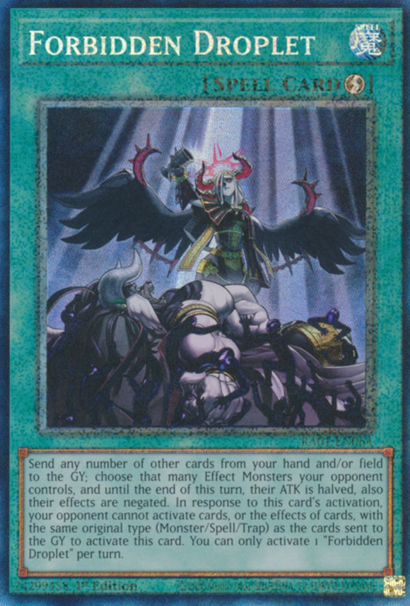Forbidden Droplet - RA01-EN064 - Collector's Rare 1st Edition
