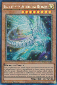 Galaxy-Eyes Afterglow Dragon - RA01-EN017- Collector's Rare 1st Edition