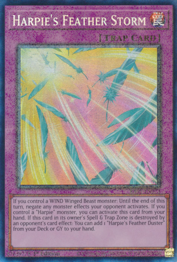 Harpie's Feather Storm - RA01-EN073 - Collector's Rare 1st Edition