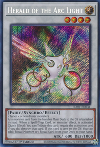 Herald of the Arc Light - RA01-EN031 - Secret Rare 1st Edition