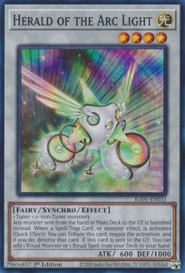 Herald of the Arc Light - RA01-EN031 - Super Rare 1st Edition