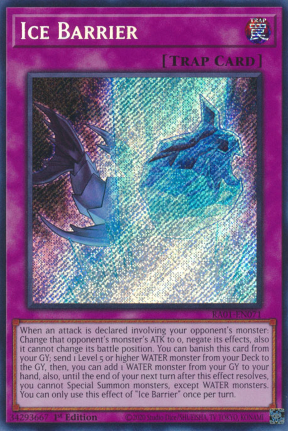 Ice Barrier - RA01-EN071 - Secret Rare 1st Edition