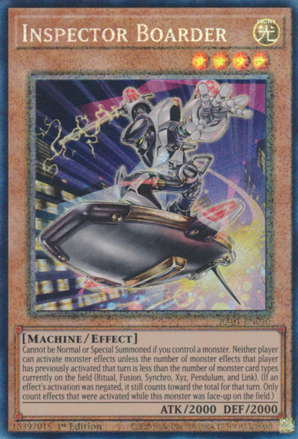 Inspector Boarder - RA01-EN010 - Collector's Rare 1st Edition