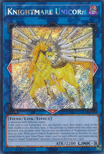 Knightmare Unicorn - RA01-EN043 - Platinum Secret Rare 1st Edition