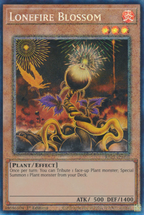 Lonefire Blossom - RA01-EN002 - Collector's Rare 1st Edition