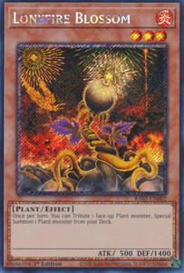 Lonefire Blossom - RA01-EN002 - Platinum Secret Rare 1st Edition