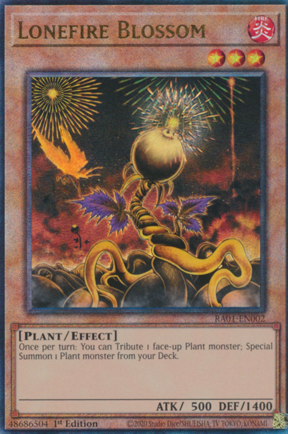 Lonefire Blossom - RA01-EN002 - Ultimate Rare 1st Edition