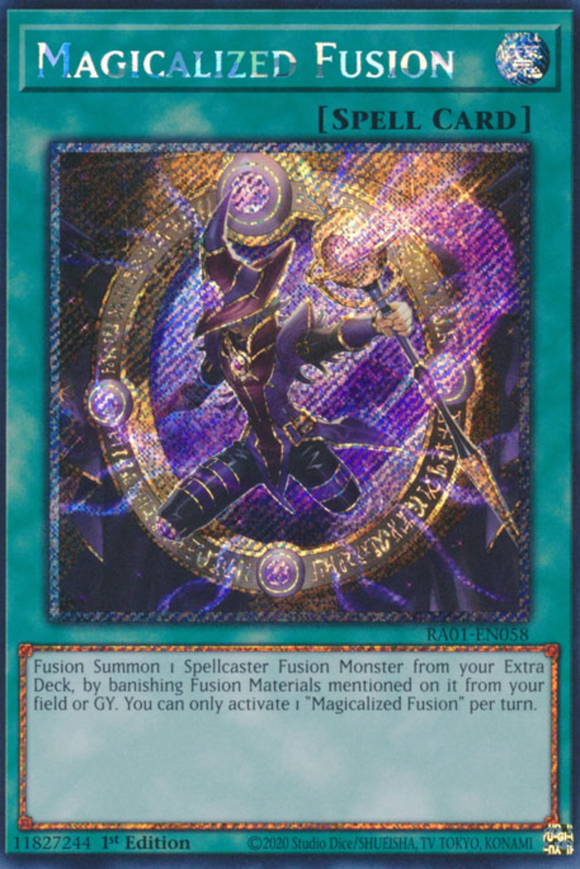 Magicalized Fusion - RA01-EN058 - Platinum Secret Rare 1st Edition