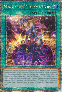 Magician's Salvation - RA01-EN068 - Quarter Century Secret Rare 1st Edition