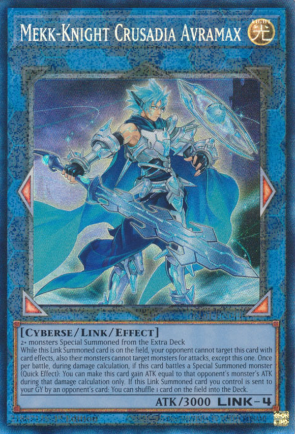 Mekk-Knight Crusadia Avramax - RA01-EN044 - Collector's Rare 1st Edition