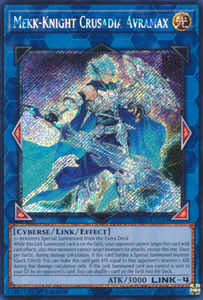 Mekk-Knight Crusadia Avramax - RA01-EN044 - Platinum Secret Rare 1st Edition