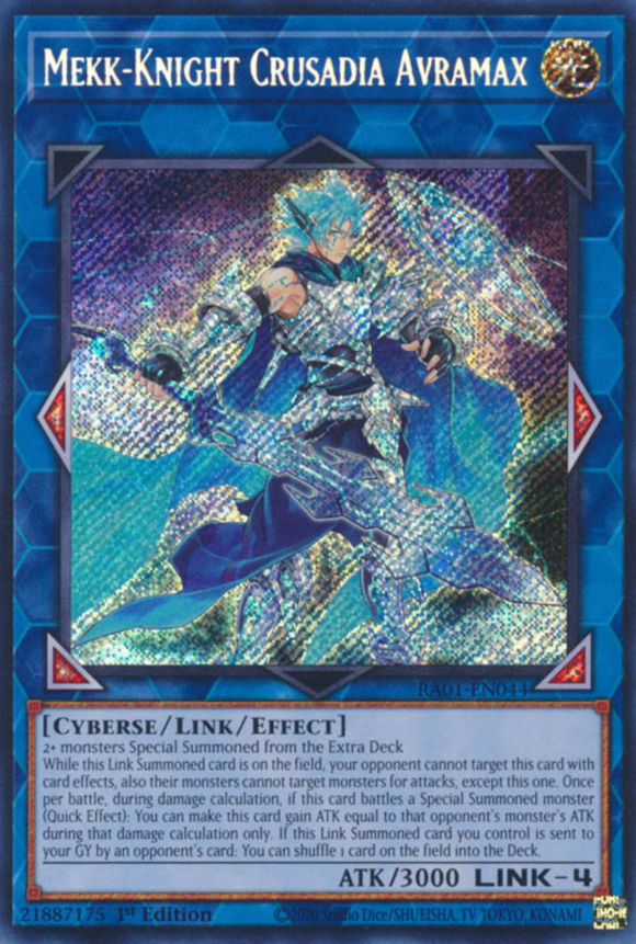 Mekk-Knight Crusadia Avramax - RA01-EN044 - Secret Rare 1st Edition
