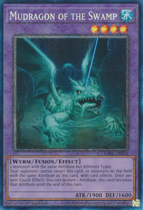 Mudragon of the Swamp - RA01-EN028 - Collector's Rare 1st Edition