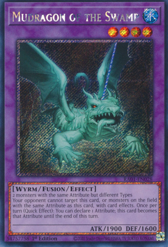 Mudragon of the Swamp - RA01-EN028 - Platinum Secret Rare 1st Edition