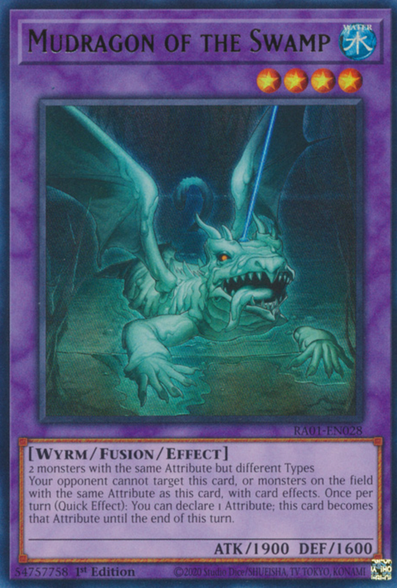 Mudragon of the Swamp - RA01-EN028 - Ultra Rare 1st Edition