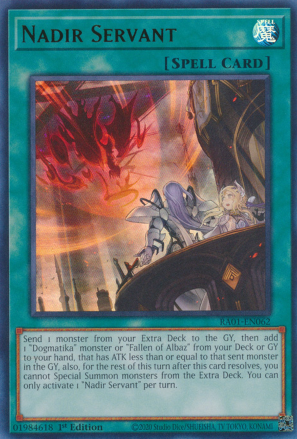 Nadir Servant - RA01-EN062 - Ultra Rare 1st Edition