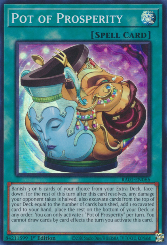 Pot of Prosperity - RA01-EN066 - Super Rare 1st Edition