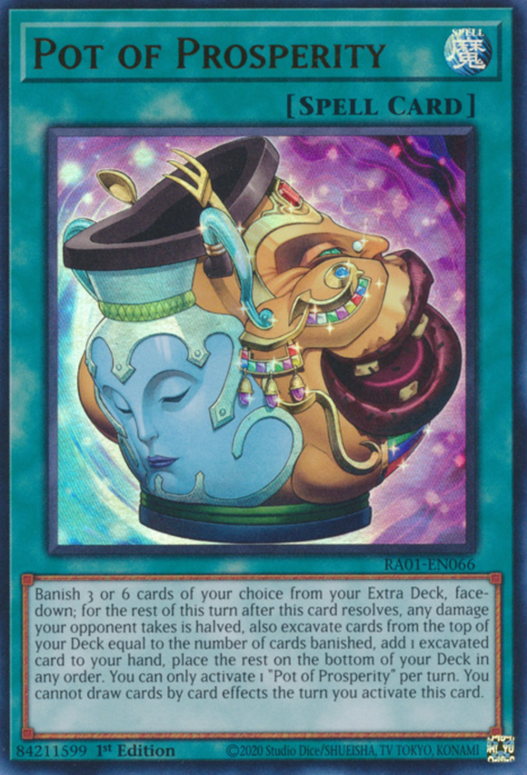 Pot of Prosperity - RA01-EN066 - Ultra Rare 1st Edition