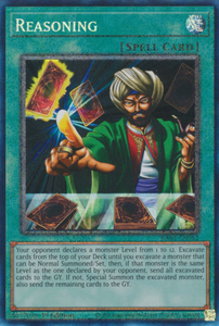 Reasoning - RA01-EN052 - Collector's Rare 1st Edition