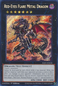 Red-Eyes Flare Metal Dragon - RA01-EN038 - Secret Rare 1st Edition