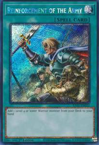 Reinforcement of the Army - RA01-EN051 - Platinum Secret Rare 1st Edition