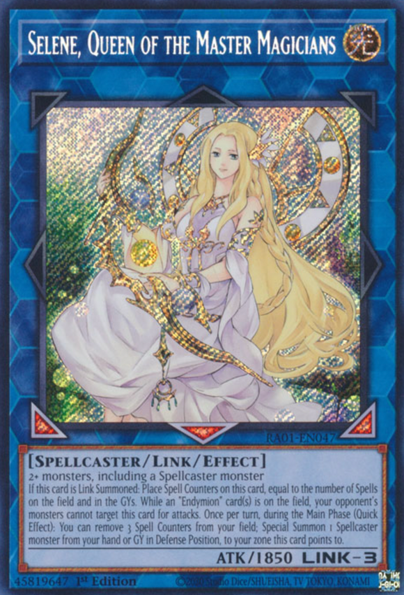 Selene, Queen of the Master Magicians - RA01-EN047 - Secret Rare 1st Edition