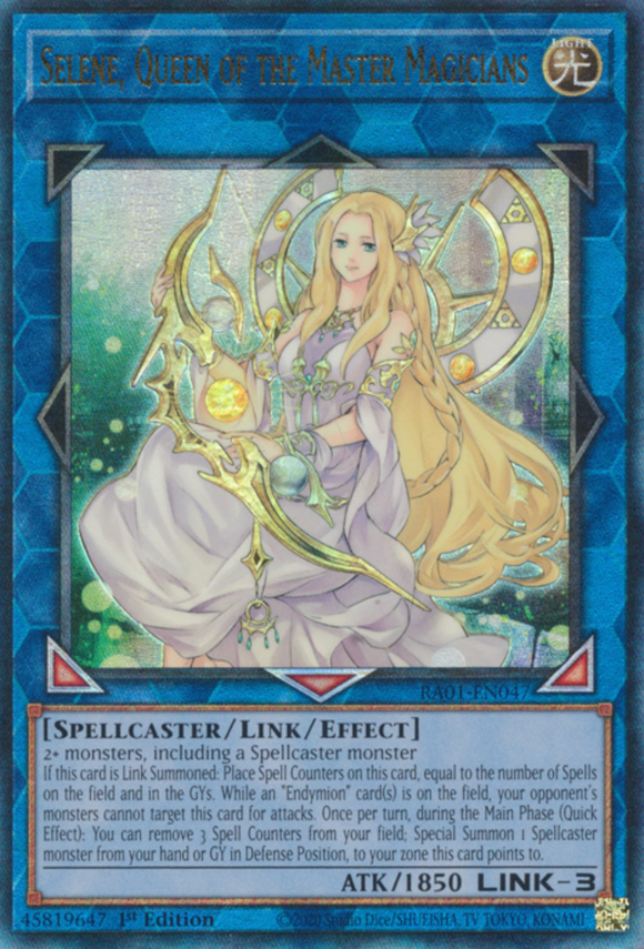 Selene, Queen of the Master Magicians - RA01-EN047 - Ultimate Rare 1st Edition
