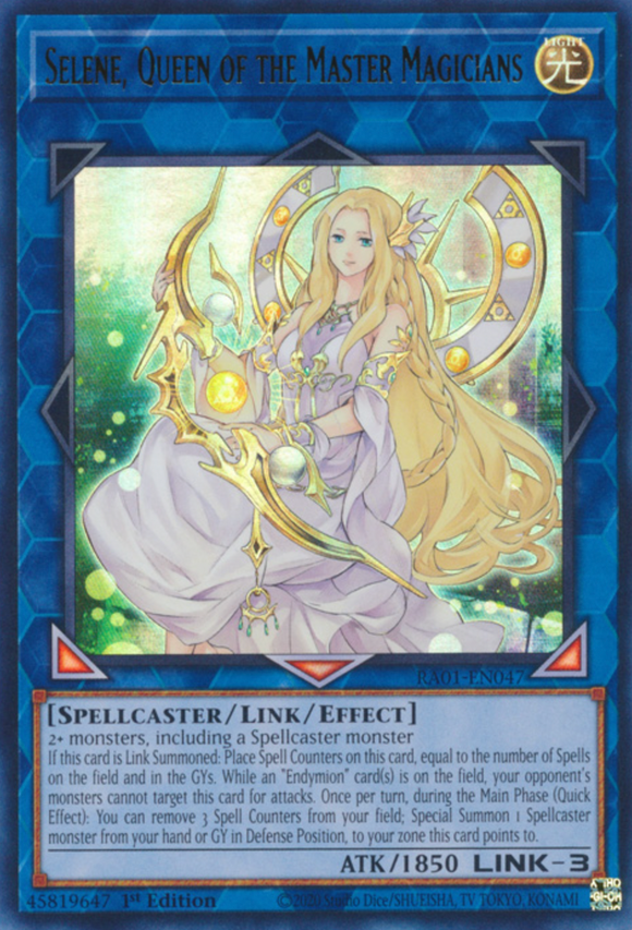 Selene, Queen of the Master Magicians - RA01-EN047 - Ultra Rare 1st Edition