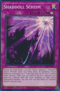Shaddoll Schism - RA01-EN077 - Super Rare 1st Edition