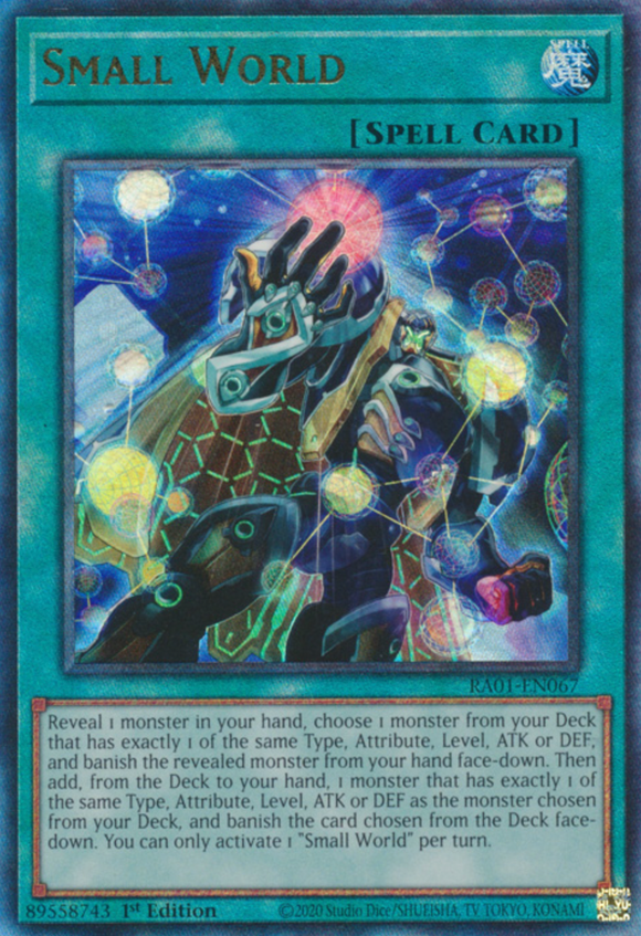 Small World - RA01-EN067 - Ultimate Rare 1st Edition