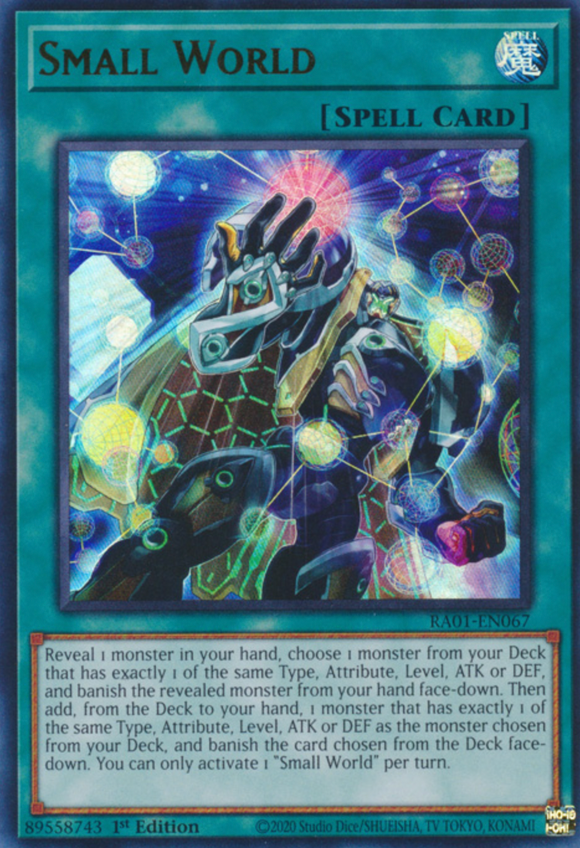 Small World - RA01-EN067 - Ultra Rare 1st Edition