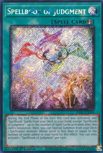 Spellbook of Judgment - RA01-EN054 - Platinum Secret Rare 1st Edition