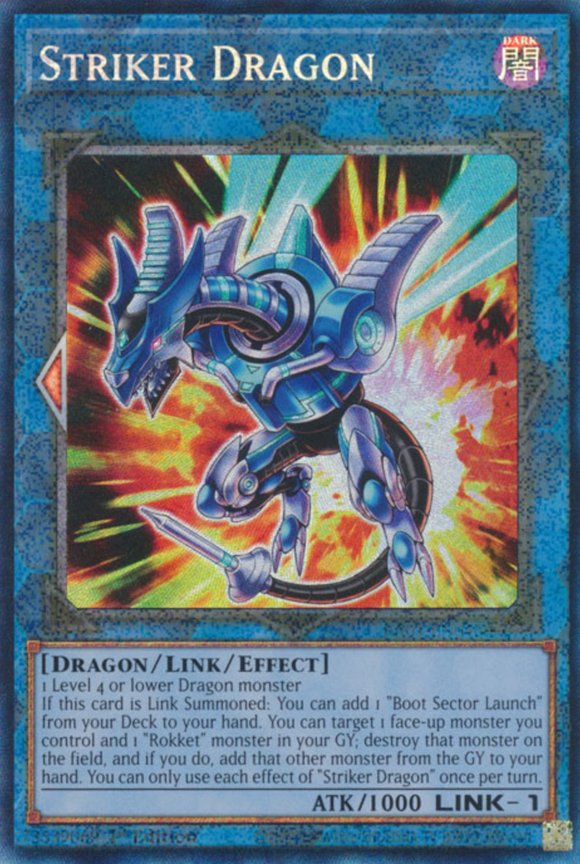 Striker Dragon - RA01-EN046 - Collector's Rare 1st Edition