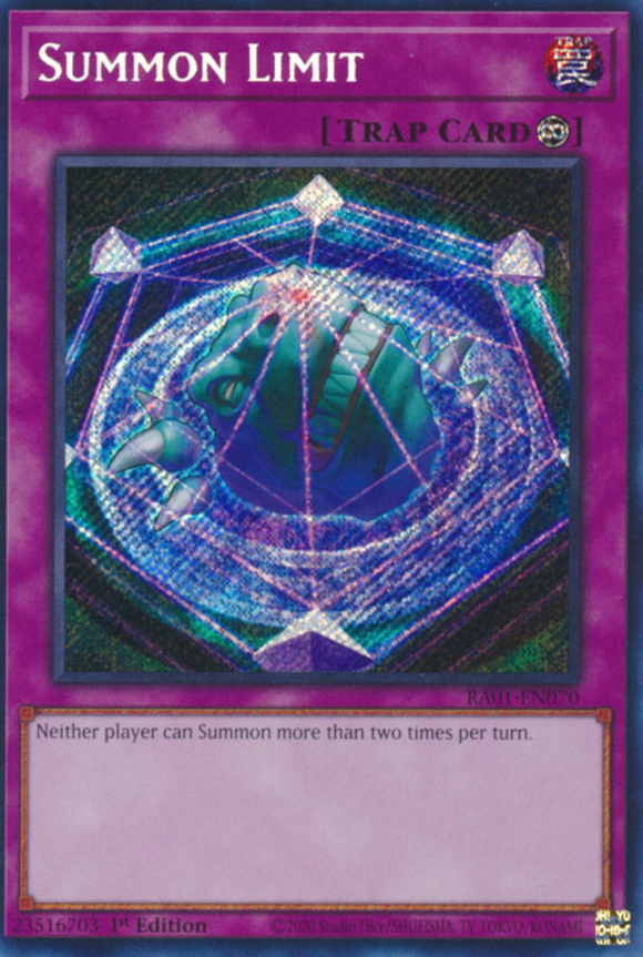 Summon Limit - RA01-EN070 - Secret Rare 1st Edition