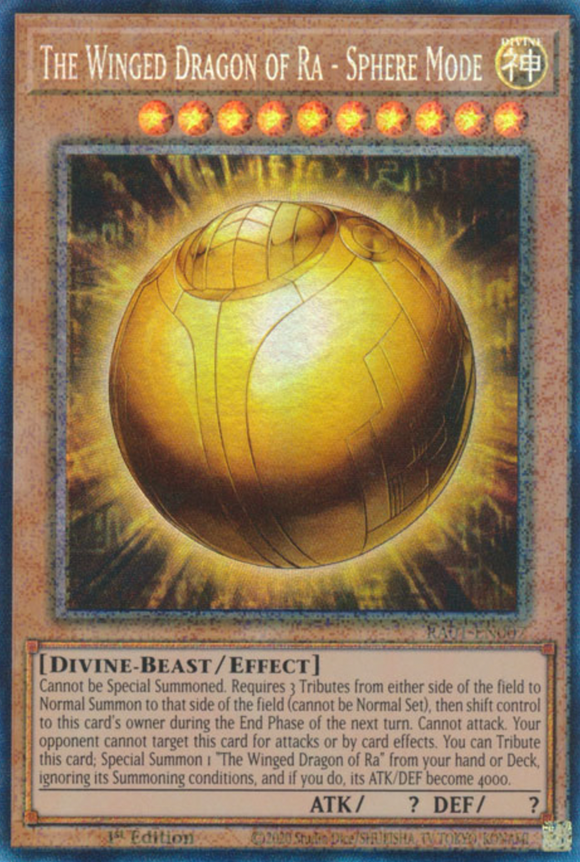 The Winged Dragon of Ra - Sphere Mode - RA01-EN007 - Collector's Rare 1st Edition
