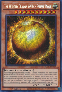 The Winged Dragon of Ra - Sphere Mode - RA01-EN007 - Secret Rare 1st Edition