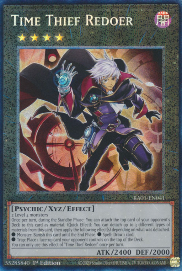 Time Thief Redoer - RA01-EN041 - Collector's Rare 1st Edition