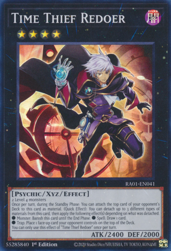 Time Thief Redoer - RA01-EN041 - Super Rare 1st Edition