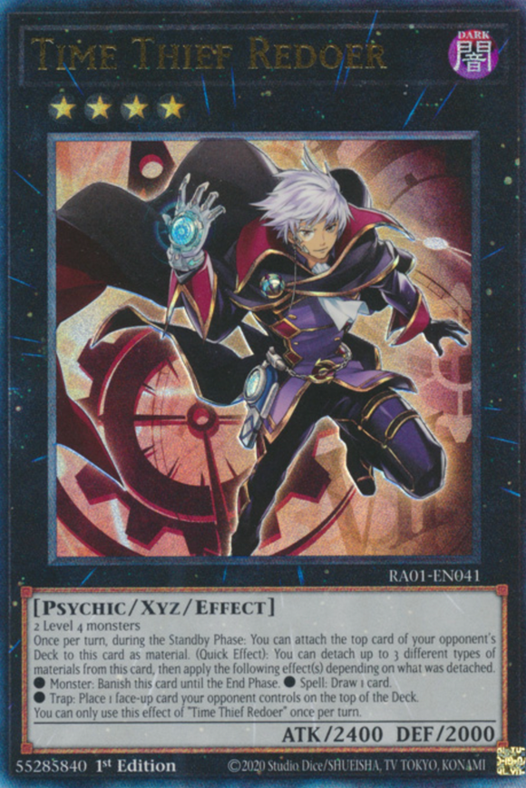 Time Thief Redoer - RA01-EN041 - Ultimate Rare 1st Edition