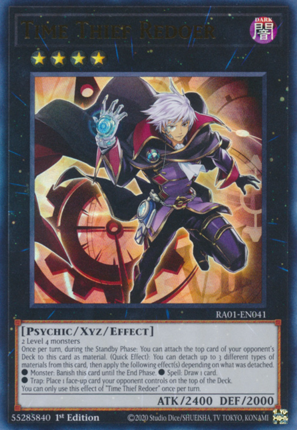 Time Thief Redoer - RA01-EN041 - Ultra Rare 1st Edition