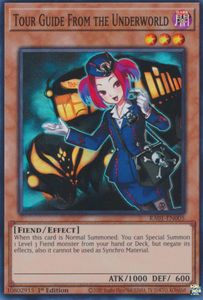 Tour Guide From the Underworld - RA01-EN005 - Super Rare 1st Edition