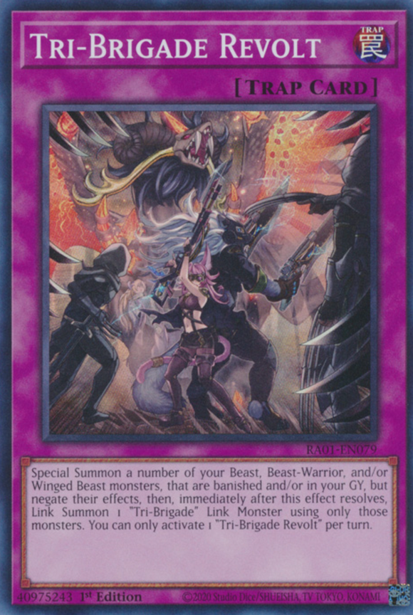 Tri-Brigade Revolt - RA01-EN079 - Super Rare 1st Edition