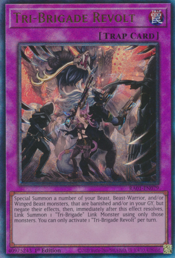 Tri-Brigade Revolt - RA01-EN079 - Ultimate Rare 1st Edition