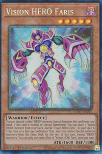 Vision HERO Faris - RA01-EN004 - Collector's Rare 1st Edition
